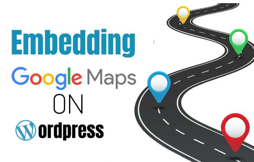 How to embed Google map in Word press with or without plugin