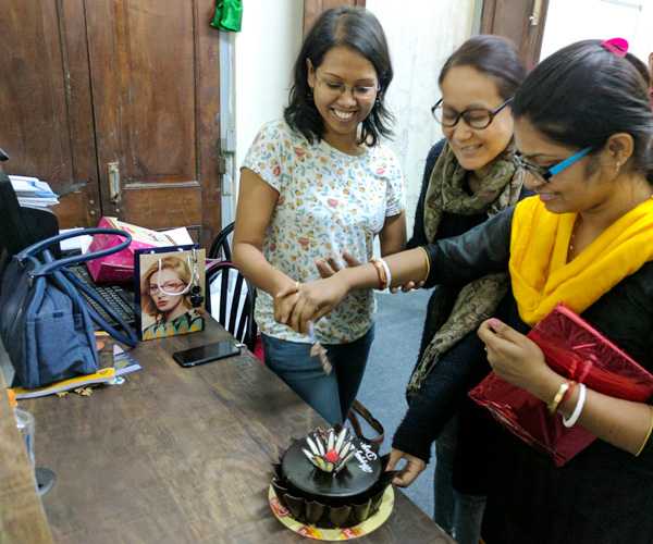 Celebrating International Womens Day at Cyber Help India