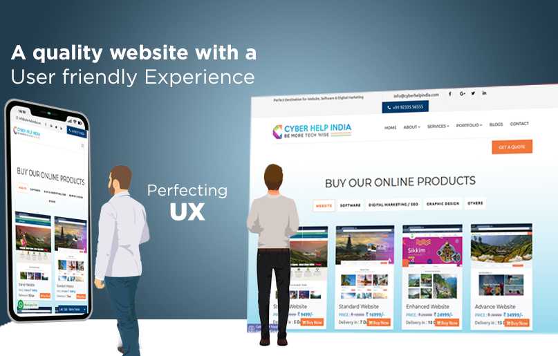 The Importance of User-friendly Experience while making a quality website in Siliguri