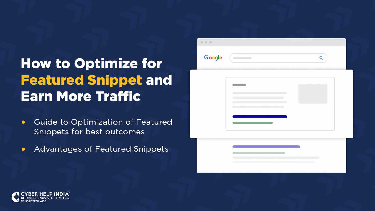 How To Optimize For Featured Snippet And Earn More Traffic