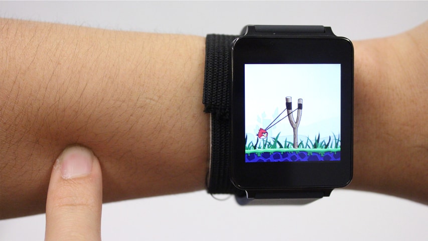 Get Your Arm Turned Into Smartwatch Touchpad With This Device