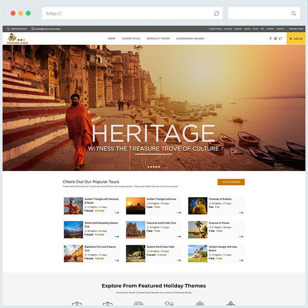 Visit India Travel Website