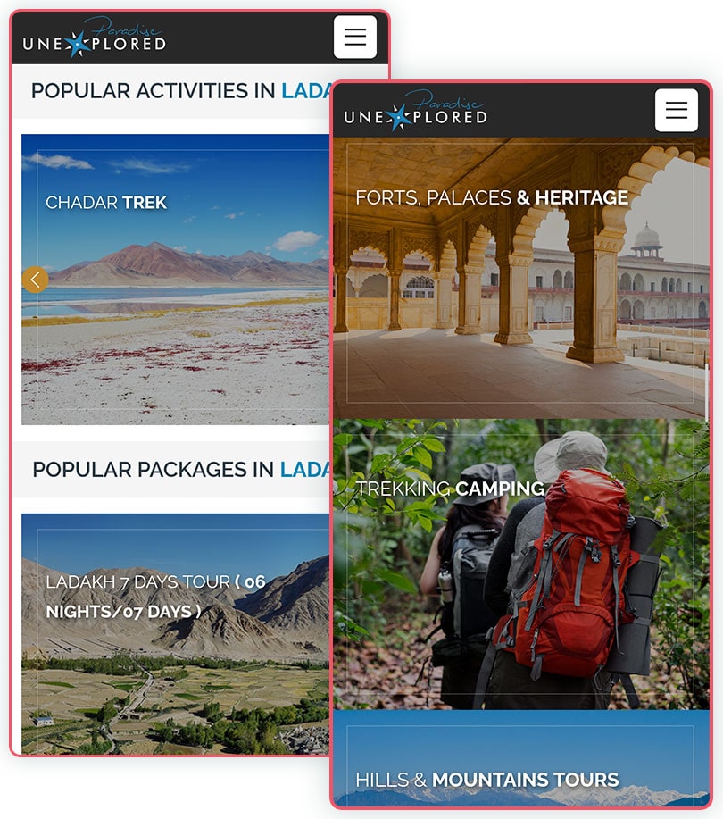 Paradise Unexplored Website Screenshot 4