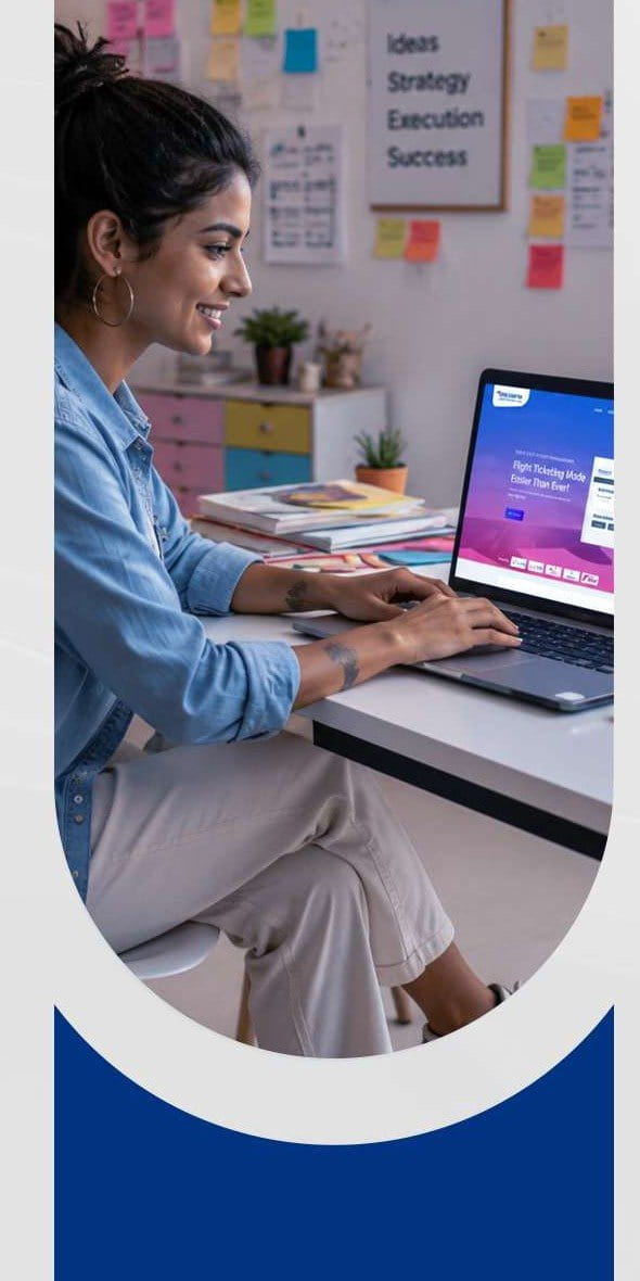 Travel agency staff creating a flight ticket booking in Extra Flight Pro